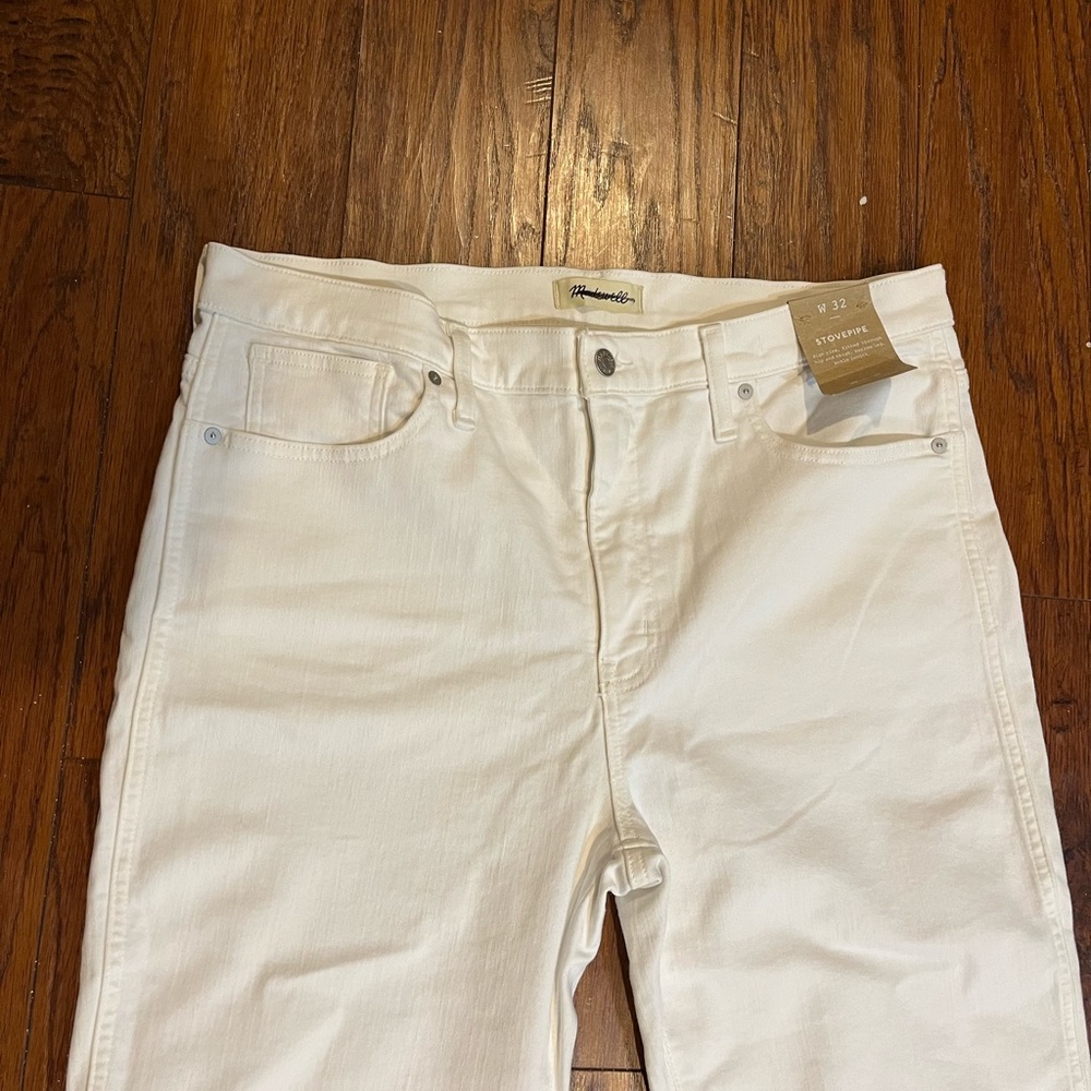 Madewell Women's Cream Jeans - Picture 2 of 12